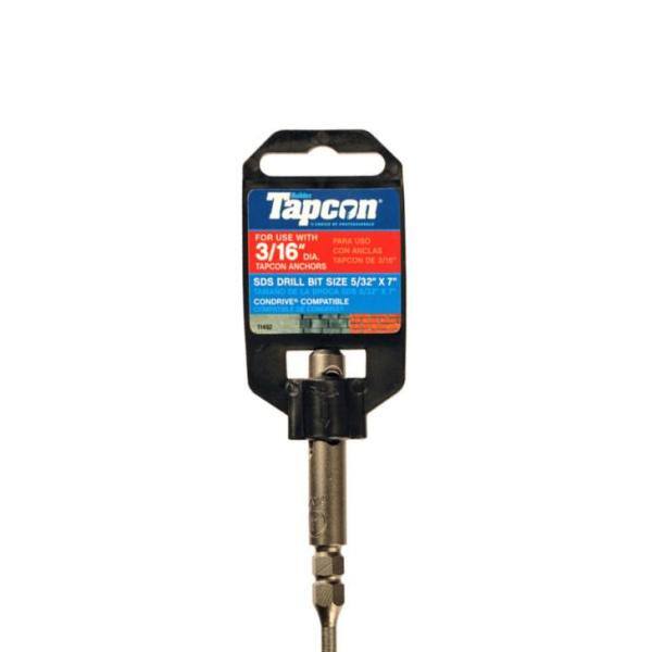 Barrena de carburo SDS de acero para mampostería de 5/32 pulgadas (1 pieza) - 11492