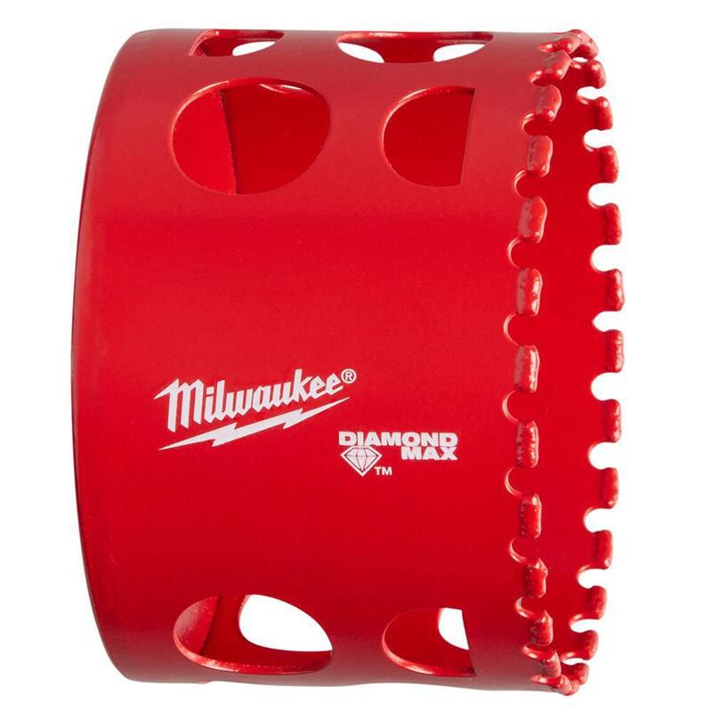 Broca para agujero de diamante Milwaukee de 2-1/2 pulgadas - 49-56-5660