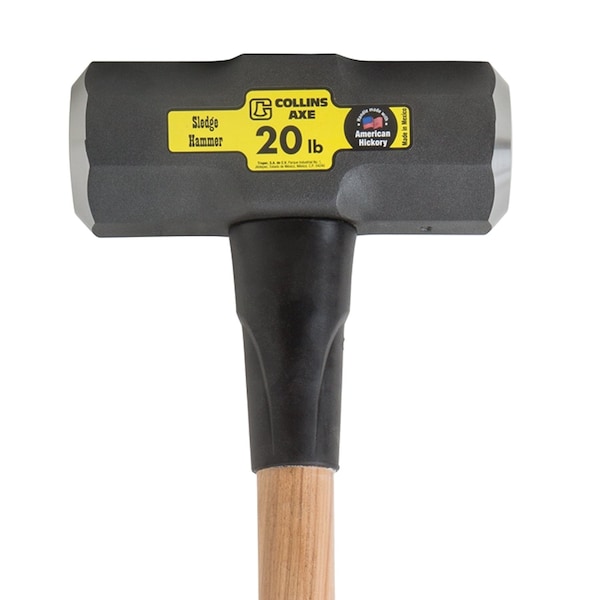 Collins Axe 20 lb Steel Double Face Sledge Hammer 36 in. Hickory Handle - MD-20H-C/32430