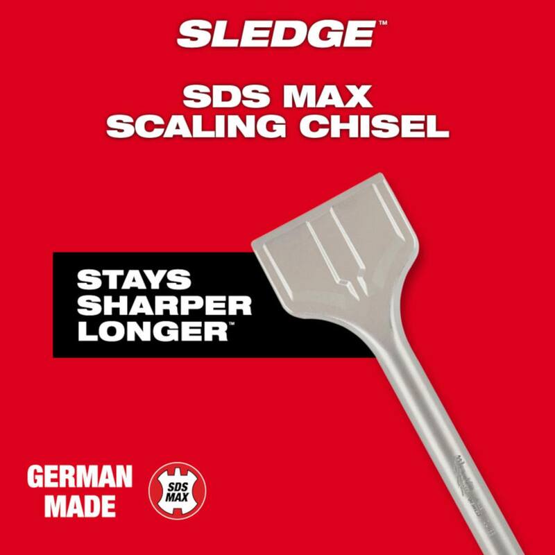 Cincel de Escalonamiento SDS-MAX Milwaukee de 3 pulgadas x 12 pulgadas - 48-62-4087