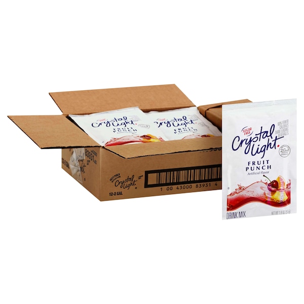 Crystal Light Crystal Light Fruit Punch Beverage Mix 1.8 oz., PK12 - 10043000839314