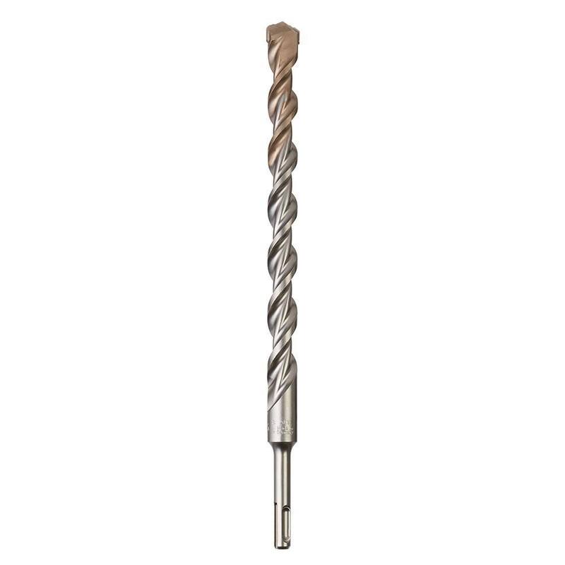 Broca de carburo SDS de 2 cortes de 3/4 pulg. x 12 pulg. de Milwaukee - 48-20-8265