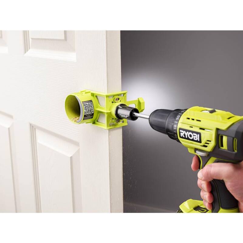 Kit de instalación de cerradura de puerta de madera RYOBI - A99DLK5