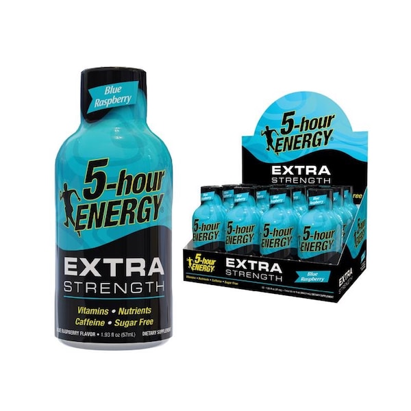 5 Hour Energy 5-hour Energy Sugar Free Blue Raspberry Energy Shot 1.93 oz - 768123