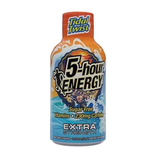 5 Hour Energy 5-hour Energy Tidal Twsit Sugar Free Tidal Twist Energy Shot 1.9 oz - 776180