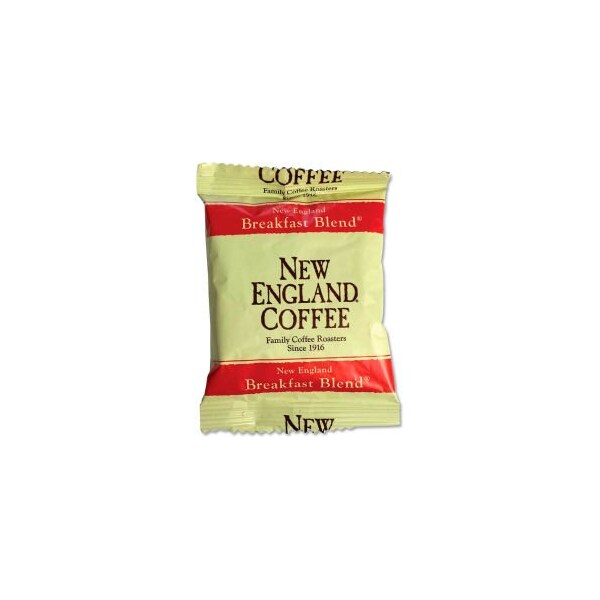 New England Coffee Coffee Portion Packs, Breakfast Blend, 2.5 oz Pack, 24/Box - 26260