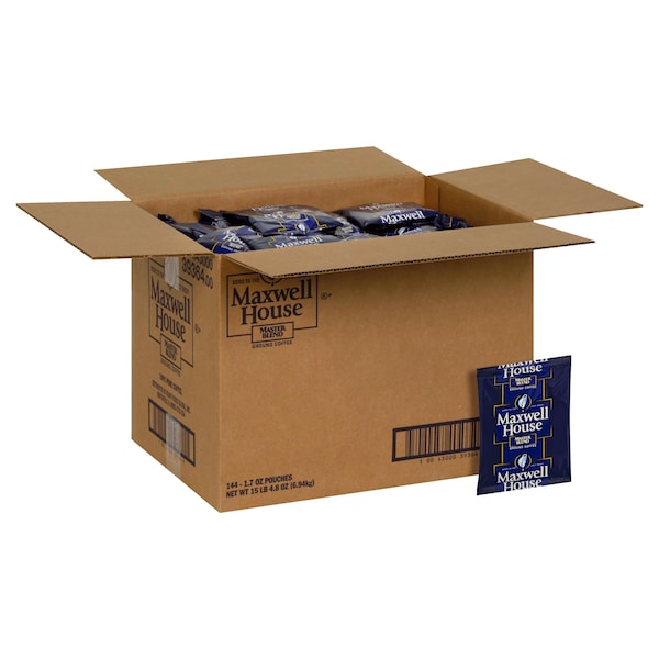 Maxwell House Maxwell House Coffee Master Blend Ground Coffee 1.7 Once, PK144 - 10043000393649