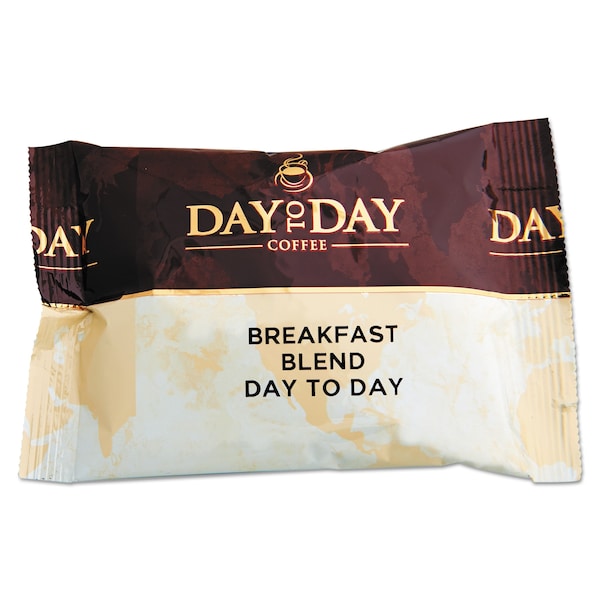 Day To Day Coffee Pure Coffee, Breakfast Blend, 1.5 oz., PK42, Breakfast Blend, Packet, Regular, Coffee, 1.5 oz, 42 PK - PCO23003