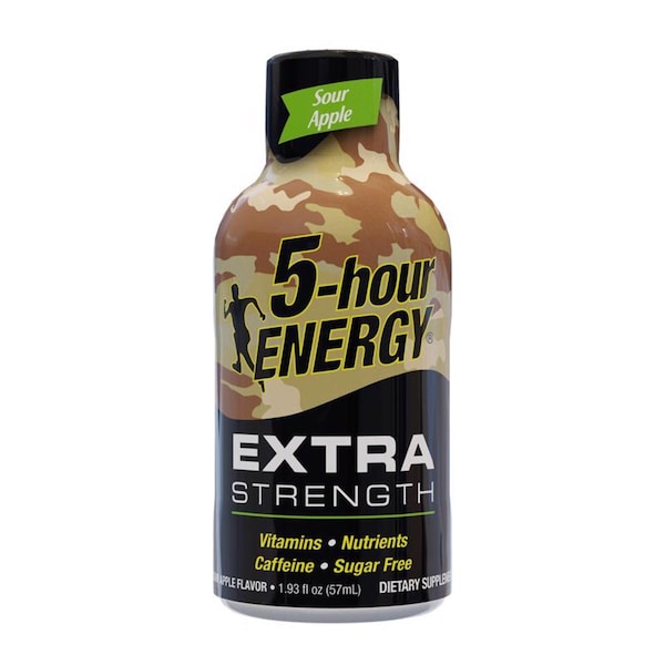 5 Hour Energy 5-hour Energy Extra Strength Sugar Free Sour Apple Energy Shot 1.93 oz - 738126
