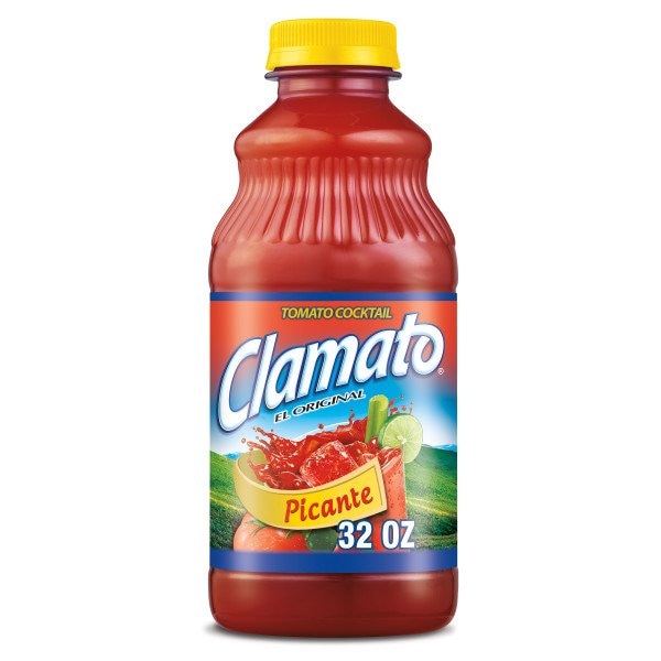 Clamato 32 oz. Clamato Picante Pet, PK12 - 10011923