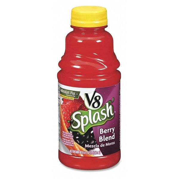 V8 Splash Berry Juice 16 oz., PK12 - 5497