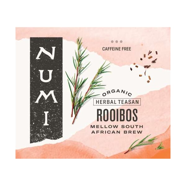 Numi Organic Tea Rooibos Herbal Tea, PK100 - 30102