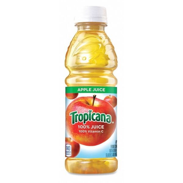 Tropicana Juice, Apple, Trop, 10 oz., PK24 - 75717