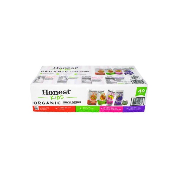 Green Rabbit Holdings HONEST KIDS Organic Fruit Juice Drink Boxes Variety Pack, 6 oz, 40 Count - 22001109