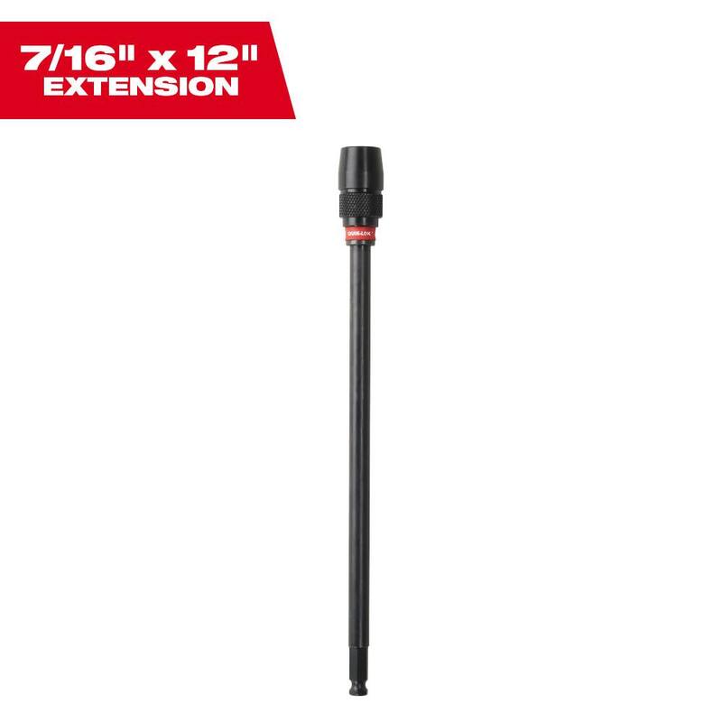 Milwaukee 12 pulgadas x 7/16 pulgadas Broca de extensión universal QUIK-LOK - 48-28-1040.
