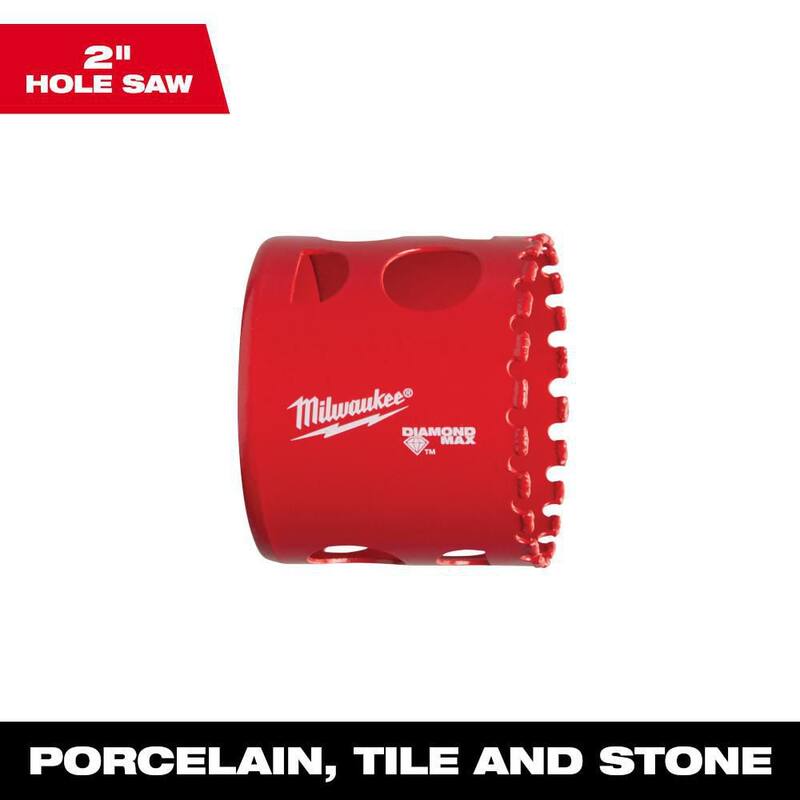 Broca de diamante de 2 pulgadas Milwaukee - 49-56-5645