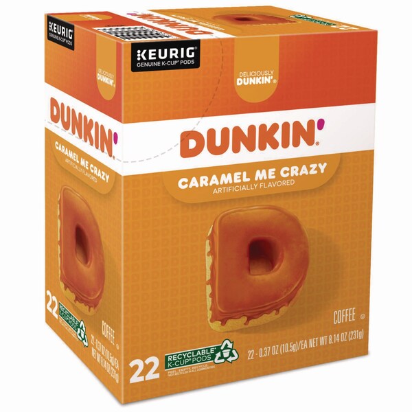 Dunkin K-Cup Pods, Caramel Me Crazy, 22PK - 5000364900