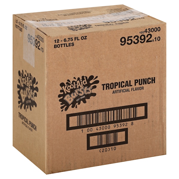 Kool-Aid Beverage Kool-Aid Burst Tropical Punch 6.75 fl. oz., PK12 - 10043000953928