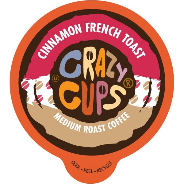 Crazy Cups Crazy Cups Flavored Coffee Cinnamon French Toast, 22 Ct - WM-CC-CINNAMONTOAST-22