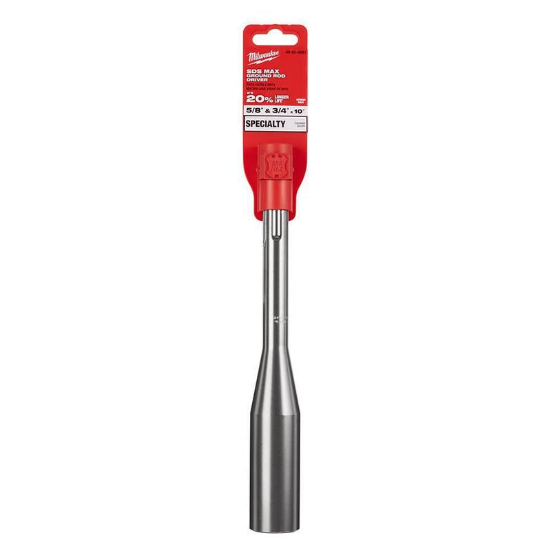Milwaukee 9-3/4 pulgadas SDS-MAX Demo Ground Rod Driver - 48-62-4091