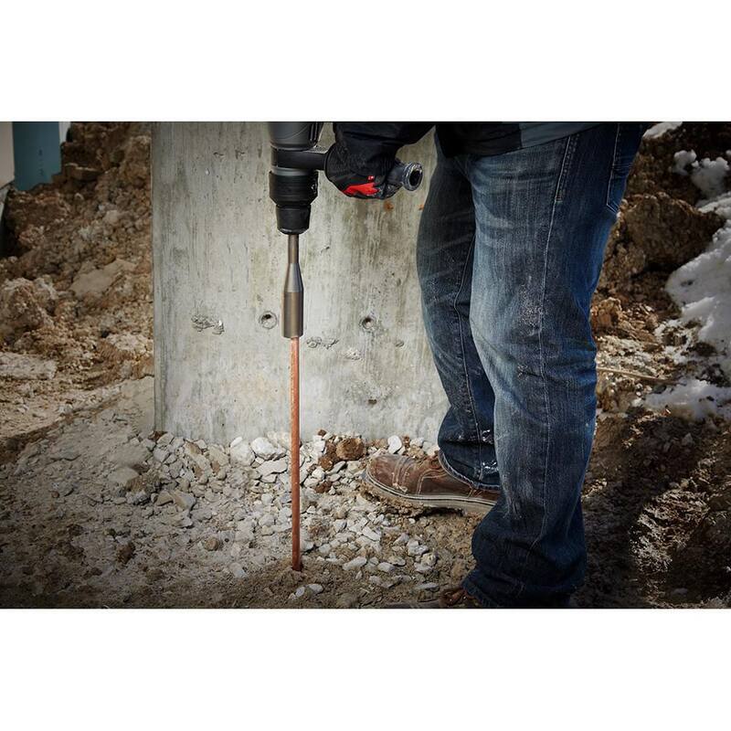 Milwaukee 9-3/4 pulgadas SDS-MAX Demo Ground Rod Driver - 48-62-4091