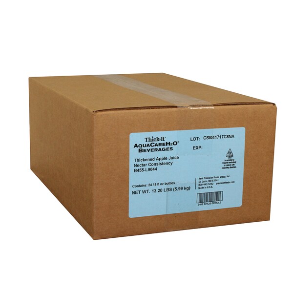 Thick It Clear Advantage Thick-It Aqua Care H20 Nectar Apple Juice 8 fl. oz., PK24 - B455-L9044