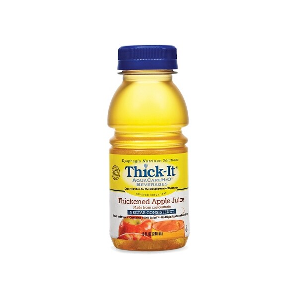 Thick It Clear Advantage Thick-It Aqua Care H20 Nectar Apple Juice 8 fl. oz., PK24 - B455-L9044