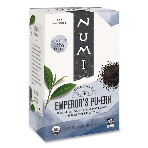 Numi Tea, Emperor's Puerh, Filterbag, 0.13 oz, 16 PK - 10350