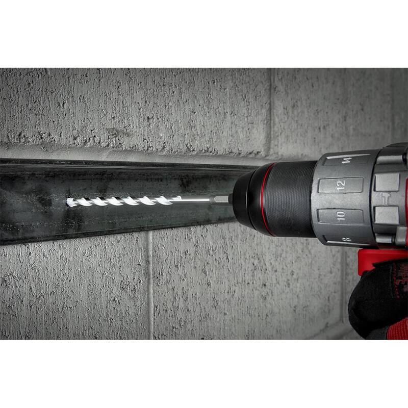 Milwaukee Broca de carburo para múltiples materiales SHOCKWAVE de 3/16 pulg. x 4 pulg. x 6 pulg. - 48-20-8884