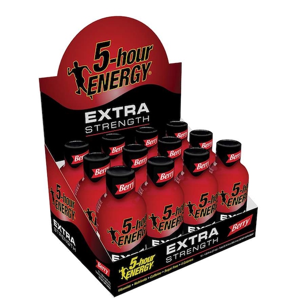 5 Hour Energy 5-Hour Energy Extra Strength SF Berry Energy Shot 1.93 oz., PK216 - 718128