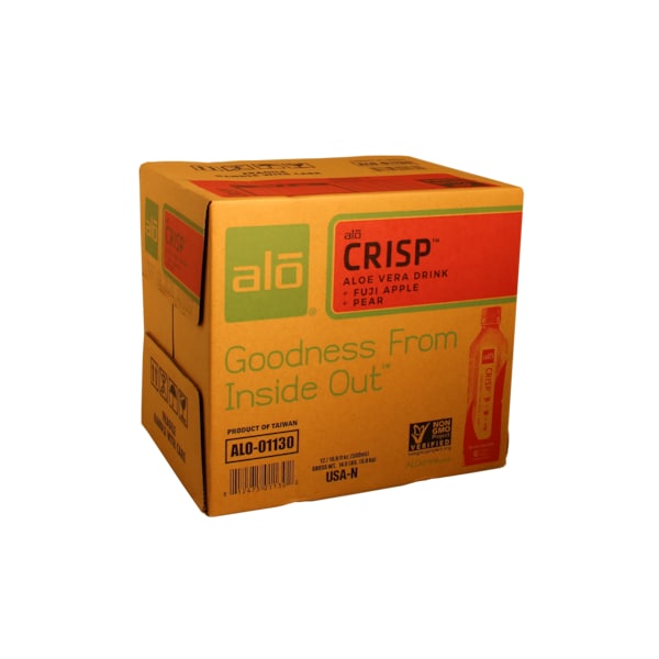 Alo Drink Crisp Aloe Apple Pear 16.9 oz., PK12 - ALO-01130