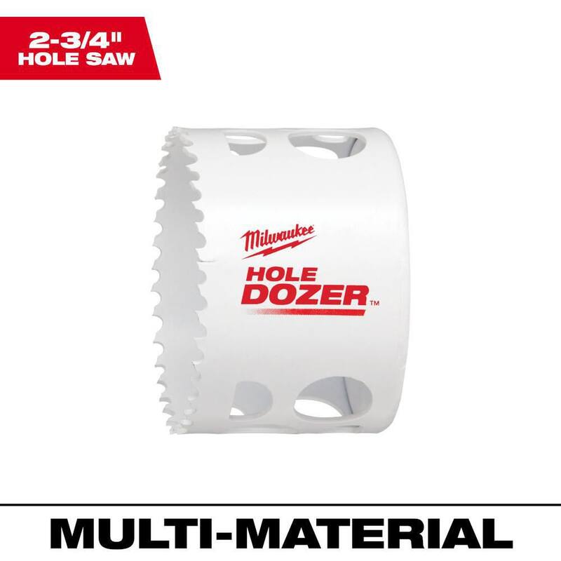 Si no se debe traducir la marca del producto, el título en español sería: "Milwaukee 2-3/4 pulgadas Hole Dozer Hole Saw - 49-56-9635".