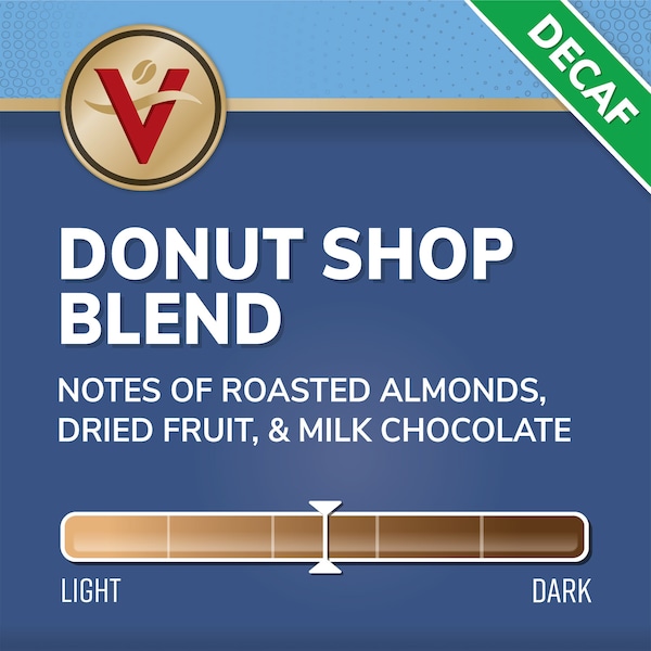 Victor Allen Victor Allen's Coffee Decaf Donut Shop Blend, Medium Roast, 80 Count, Single Serve Coffee Pods for Keurig K-Cup Brewers - FG014604RV