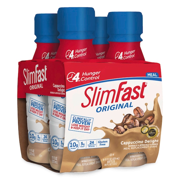 Slimfast Slimfast Ready To Drink Original Cappuccino Delight 11 oz., PK12 - 74005