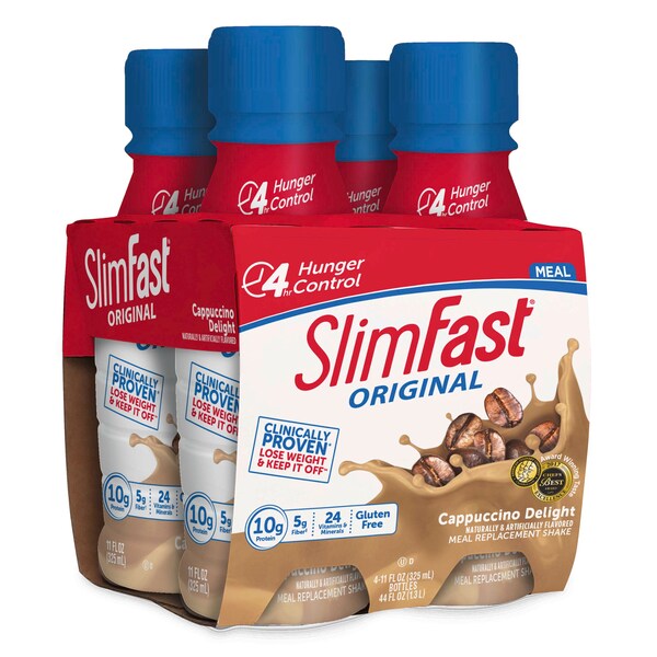 Slimfast Slimfast Ready To Drink Original Cappuccino Delight 11 oz., PK12 - 74005