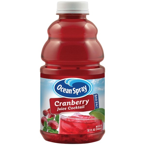 Ocean Spray Ocean Spray Bar Pac Cranberry Juice Cocktail 32 oz., PK12 - 25900