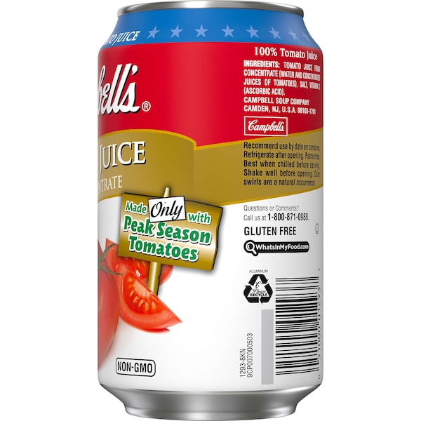 Campbells Campbell's Tomato Juice 11.5 fl. oz. Can, PK24 - 000001293
