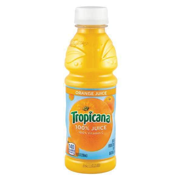 Tropicana Orange Juice Orange 10 oz., PK24 - 30107