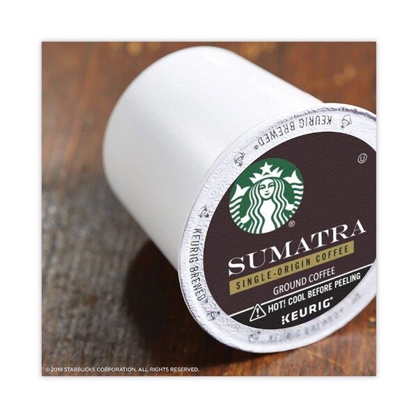 Starbucks Coffee, Sumatra, K-Cup, Coffee, 4.5 lbs, 96 PK - 12434953