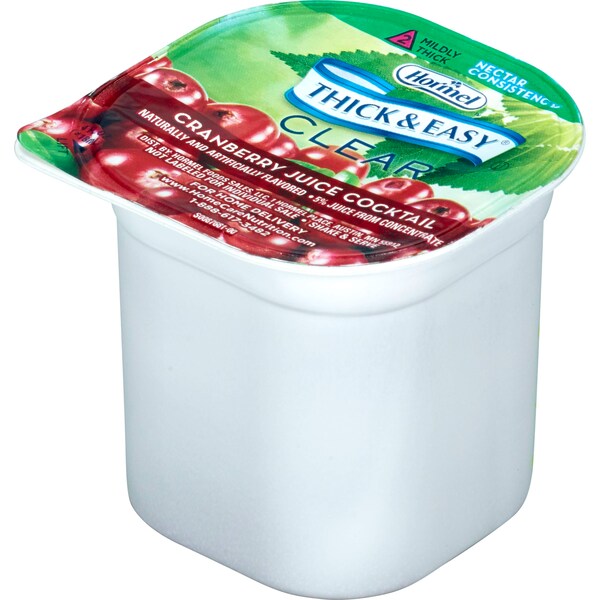 Thick & Easy Thick & Easy Clear Thickened Cranberry Juice Cocktail 4 oz. Cup, PK24 - 39705