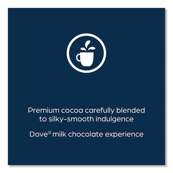 Flavia Dove Hot Chocolate Freshpack, Milk Chocolate, 0.66 oz Pouch, 72PK - 48000
