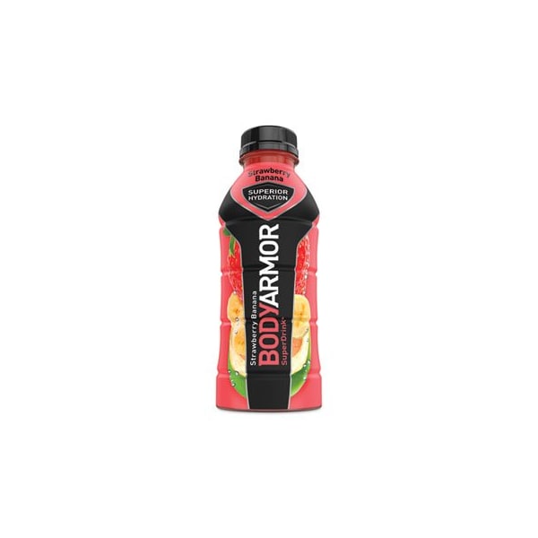 Coca-Cola SuperDrink Sports Drink, Strawberry Banana, 16 oz Bottle, 12PK - 10000314