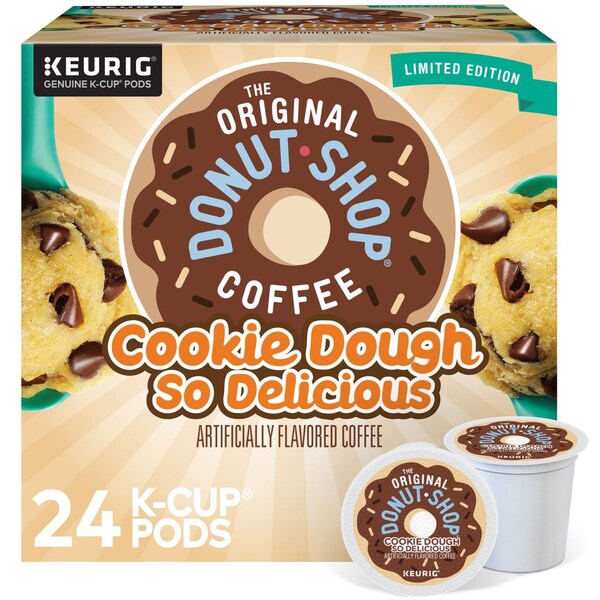The Original Donut Shop Cookie Dough So Delicious K-Cups, 24PK - 5000366665