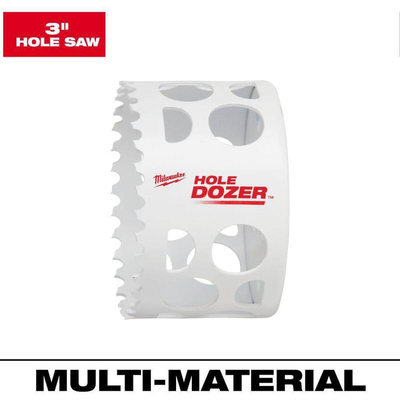 Milwaukee 3 in. Hole Dozer Sierra de perforación bimetálica - 49-56-9637