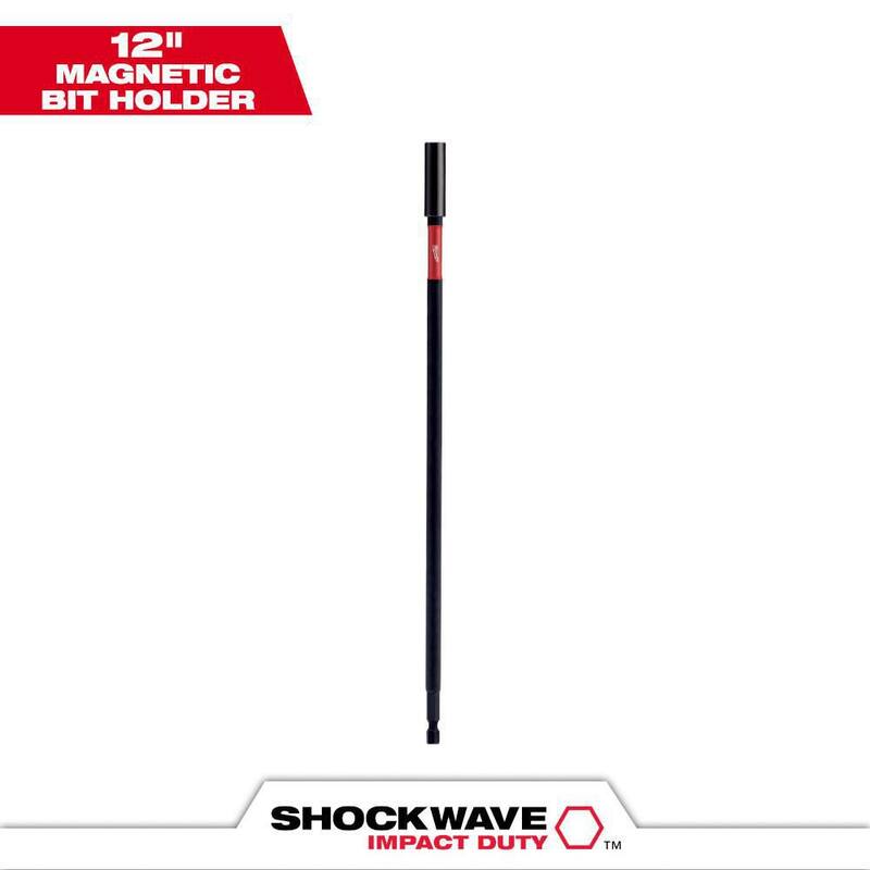 Milwaukee SHOCKWAVE Impact Duty 12 in. Soporte de bits magnético - 48-32-4512
