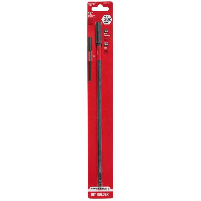 Milwaukee SHOCKWAVE Impact Duty 12 in. Soporte de bits magnético - 48-32-4512