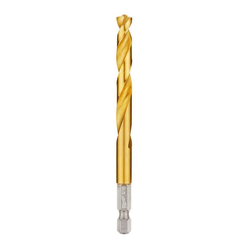 Broca helicoidal de titanio de 5/16 pulg. Milwaukee SHOCKWAVE - 48-89-4617