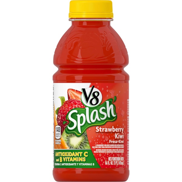 V8 V8 Strawberry Kiwi 16 oz. Bottle, PK12 - 000014655