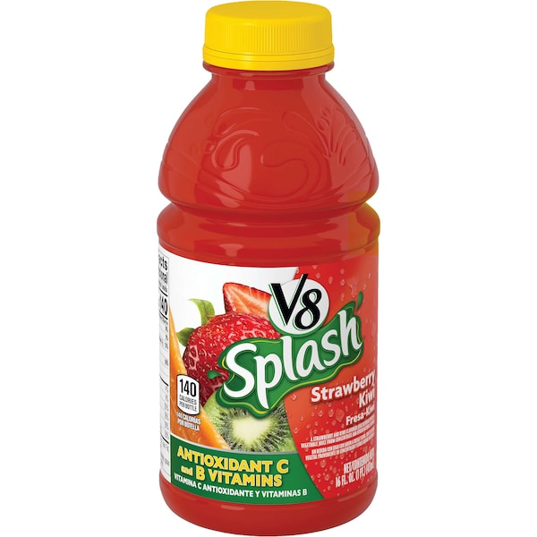 V8 V8 Strawberry Kiwi 16 oz. Bottle, PK12 - 000014655