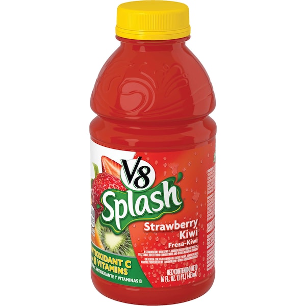 V8 V8 Strawberry Kiwi 16 oz. Bottle, PK12 - 000014655